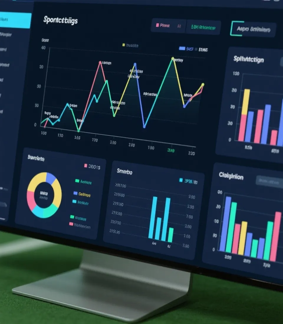 赛事数据分析多维数据图表展示